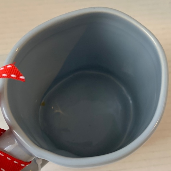 Rae Dunn NORTH POLE Christmas blue snow mug with spoon 
NEW - Picture 4 of 4